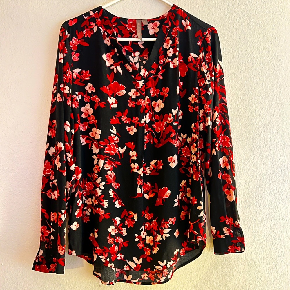 Brina & Em Floral Blouse